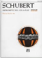 Schubert Impromptu Op90 No 4 Ab D899 Baylor Piano Sheet Music Songbook