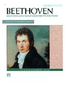 Beethoven Selected Sonata Movements 1 (masterwork) Sheet Music Songbook