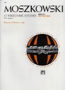 Moszkowski Virtuosic Etudes (15) Op72 Ed Hinson Sheet Music Songbook