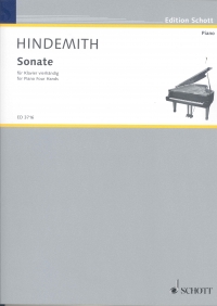 Hindemith Sonata Piano Duet Sheet Music Songbook