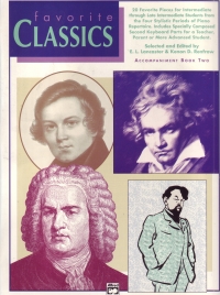 Favourite Classics Book 2 Accompaniment Book Piano Sheet Music Songbook
