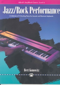 Alfred Basic Piano Jazz/rock Performance Level 4 Sheet Music Songbook