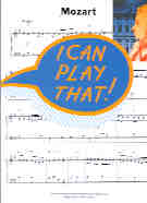 I Can Play That Mozart Piano Sheet Music Songbook