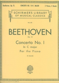 Beethoven Concerto No 1 Op15 C Major (2 Pno/4 Hnd) Sheet Music Songbook