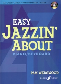 Easy Jazzin About Piano/keyboard Wedgwood Bk/cd Sheet Music Songbook