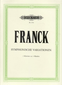 Franck Symphonic Variations Arr Sauer Sheet Music Songbook