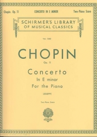 Chopin Concerto No 1 Op11 Emin Joseffy 2pf/4hnds Sheet Music Songbook