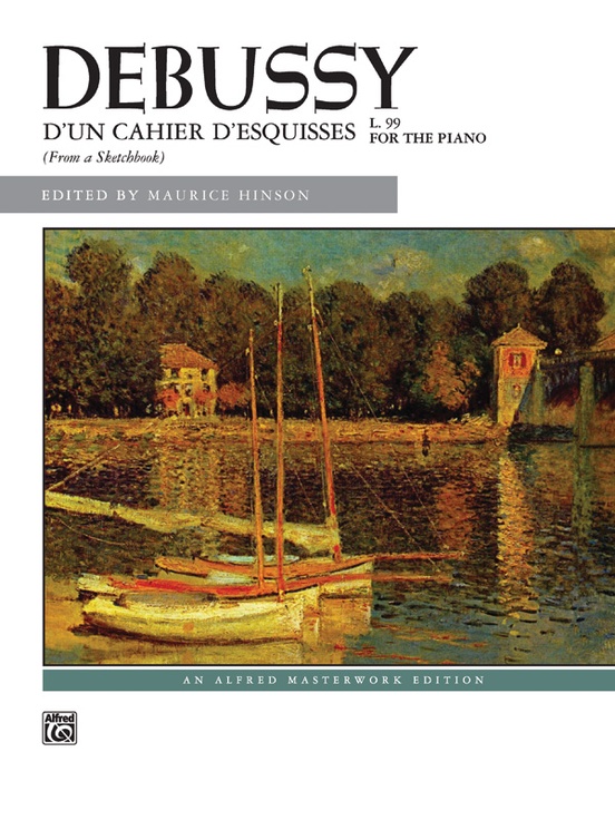 Debussy Dun Cahier Desquisses Piano Sheet Music Songbook