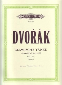 Dvorak Slavonic Dances Vol 1 Op46 Eberhardt Duet Sheet Music Songbook