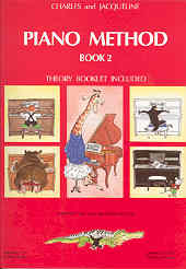 Charles & Jacqueline Piano Method Vol 2 Sheet Music Songbook
