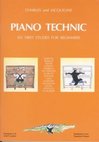 Charles & Jacqueline Piano Tech (101 1st Etudes) Sheet Music Songbook