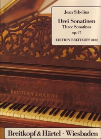 Sibelius Sonatinas (3) Piano Sheet Music Songbook