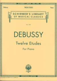 Debussy 12 Studies For Piano Solo Sheet Music Songbook
