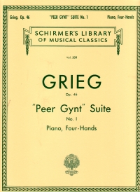 Grieg Peer Gynt Suite No 1 Op46 Piano Duet Sheet Music Songbook