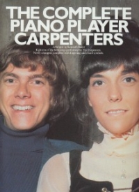 Complete Piano Player Carpenters Sheet Music Songbook