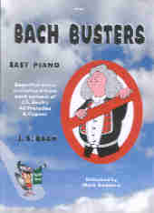 Bach Busters Easy Piano Arr Goddard Sheet Music Songbook