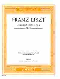 Liszt Hungarian Rhapsody No 2 C#min Piano Duet Sheet Music Songbook