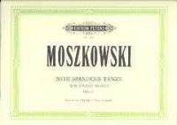 Moszkowski (new Spanish Dances) Op65 Piano Duets Sheet Music Songbook