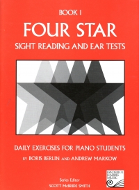 Four Star S/r & Ear Tests Berlin Book 1 Piano Sheet Music Songbook