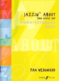 Jazzin About Fun Pieces Piano/kybd Duets Wedgwood Sheet Music Songbook
