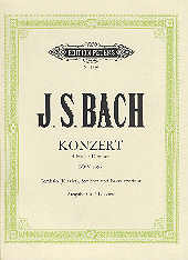 Bach Concerto No 1 Dmin Bwv1052 2 Pf Sheet Music Songbook