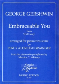 Gershwin Embraceable You Grainger Piano Duet Sheet Music Songbook