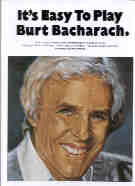 Its Easy To Play Burt Bacharach Piano Sheet Music Songbook
