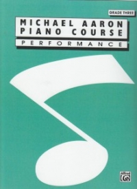 Aaron Piano Course Performance Grade 3 Sheet Music Songbook