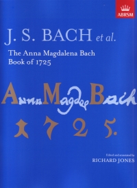 Bach Anna Magdalena Book Of 1725 Jones Sheet Music Songbook