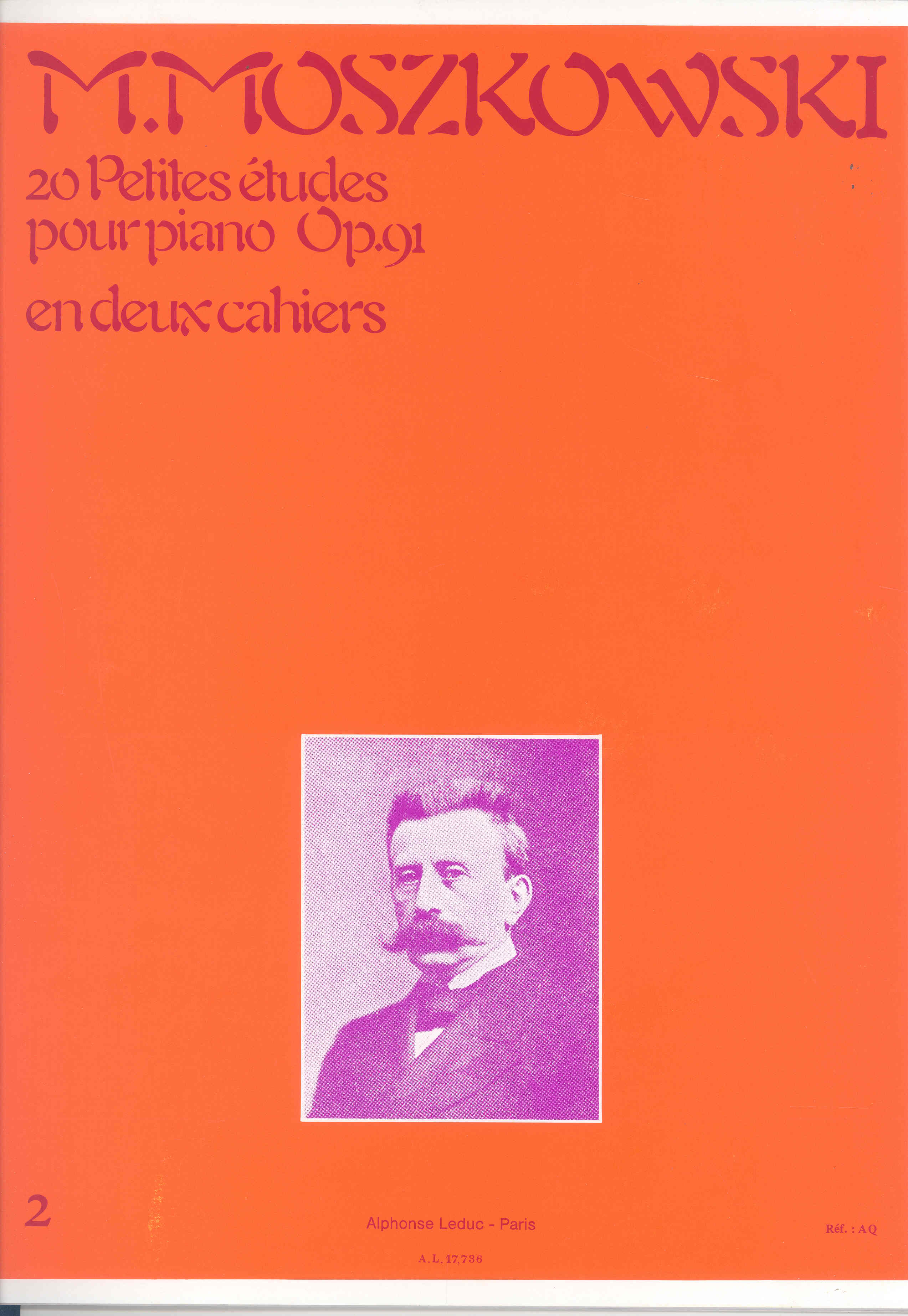 Moszkowski Petite Etudes (20) Op91 Book 2 Piano Sheet Music Songbook