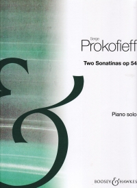 Prokofiev Sonatinas 2 Op54 Piano Solo Sheet Music Songbook