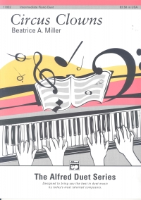 Miller Circus Clowns Piano Duet Sheet Music Songbook