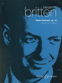 Britten Concerto Op13 2 Pianos Sheet Music Songbook