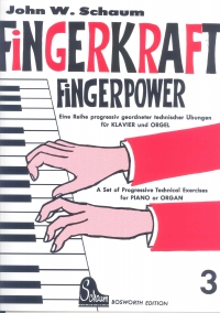 Schaum Fingerpower Book 3 Piano Sheet Music Songbook