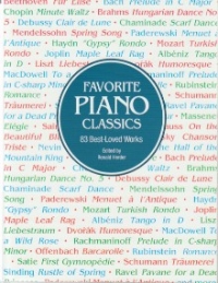 Favourite Piano Classics 83 Best Loved Works Sheet Music Songbook