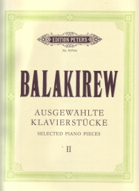 Balakirev Selected Piano Pieces Vol 2 Ruger Piano Sheet Music Songbook