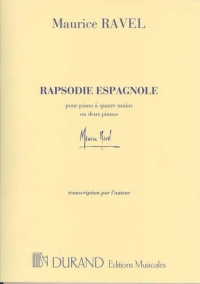 Ravel Rapsodie Espagnole (arr Ravel) Piano Duet Sheet Music Songbook