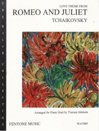 Tchaikovsky Romeo & Juliet Love Theme Piano Duet Sheet Music Songbook