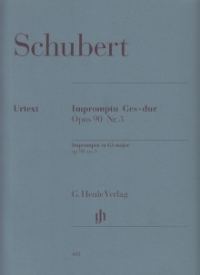 Schubert Impromptu Op90 No 3 Gb Piano Sheet Music Songbook