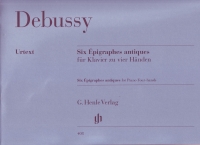 Debussy 6 Epigraphs Antique Piano Duet Sheet Music Songbook