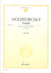 Mussorgsky Gopak Russian Dance Thumer Piano Sheet Music Songbook