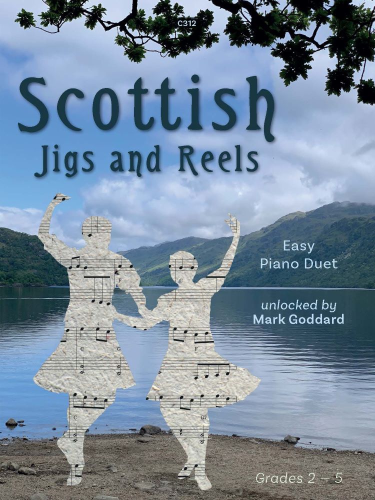 Scottish Jigs & Reels Goddard Piano Duet Sheet Music Songbook