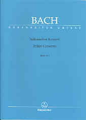 Bach Italian Concerto Piano Sheet Music Songbook