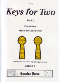 Shur Keys For Two Bk 3 (approaching Grade 3) Piano Sheet Music Songbook