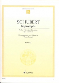 Schubert Impromptu In Ab Op 142 No 2 Piano Sheet Music Songbook