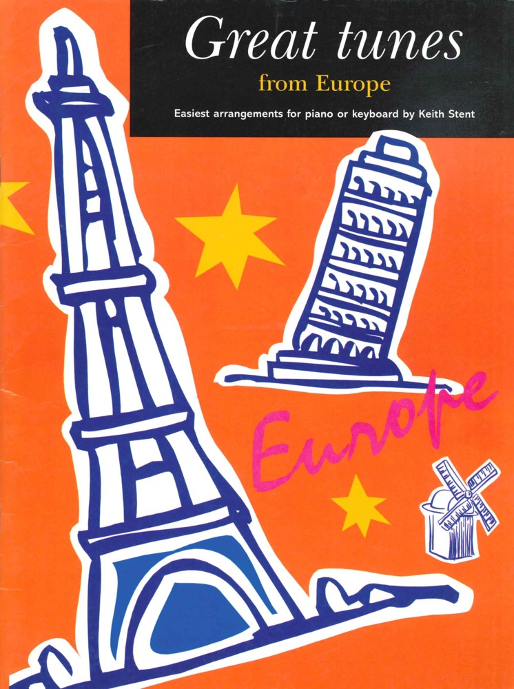 Great Tunes From Europe Stent Piano Sheet Music Songbook