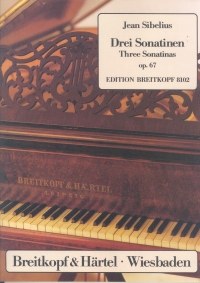 Sibelius Sonatina Op67 Piano Sheet Music Songbook