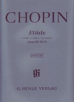 Chopin Study Op10/12 Cmin (revolution) Piano Sheet Music Songbook