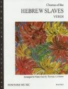 Verdi Chorus Of The Hebrew Slaves Duet Johnson Sheet Music Songbook