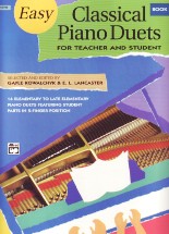 Easy Classical Piano Duets Book 3 Sheet Music Songbook